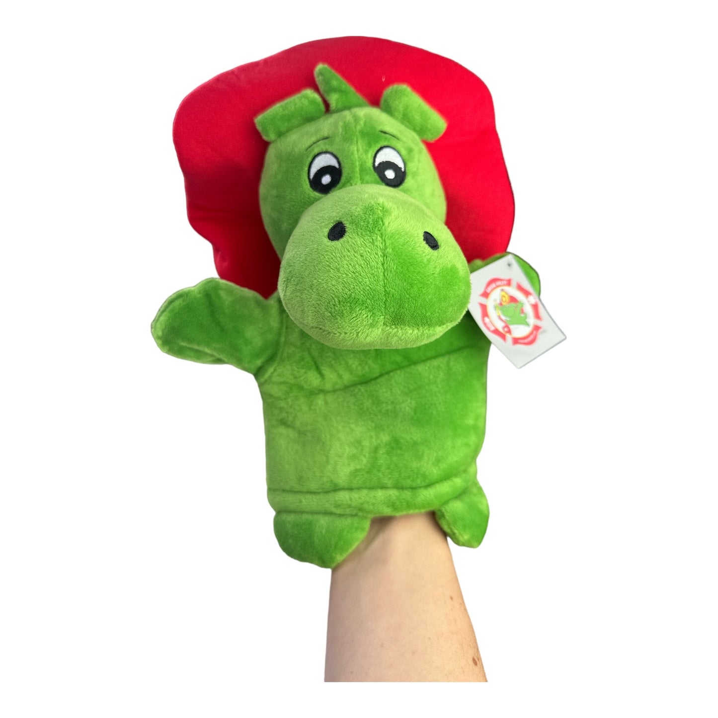 Grisu hilft Handpuppe