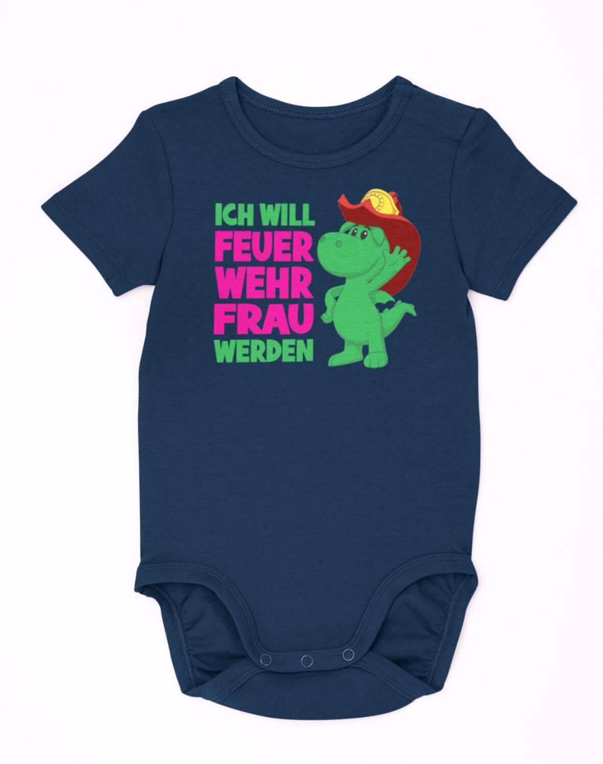 Baby Strampler Feuerwehrfrau