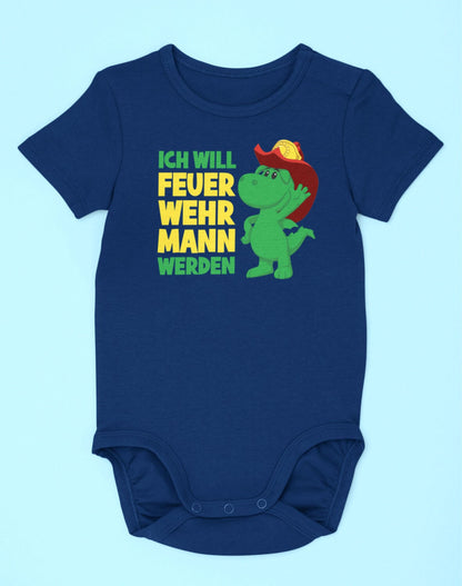 Baby Strampler Feuerwehrmann