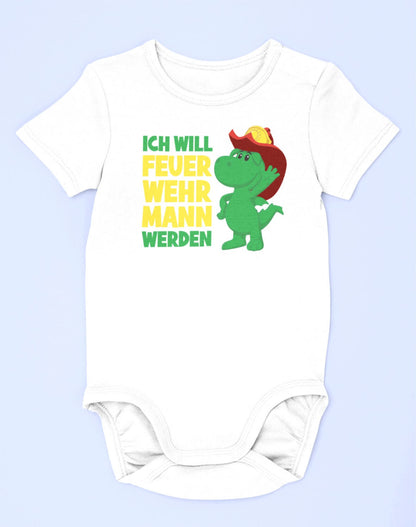 Baby Strampler Feuerwehrmann