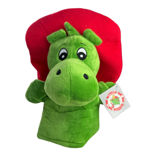 Grisu hilft Handpuppe