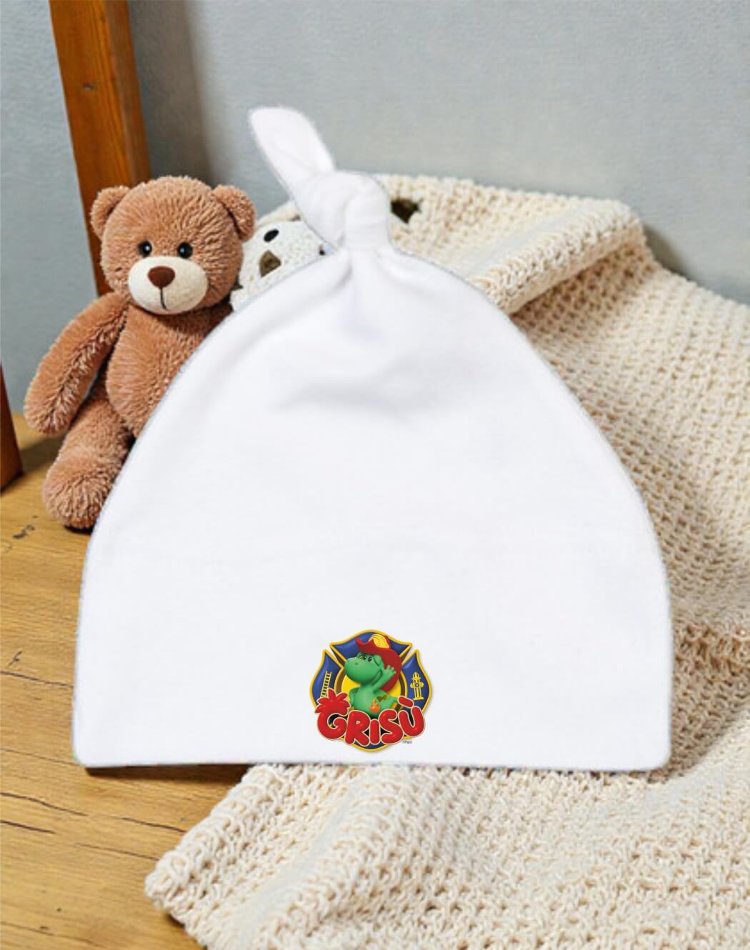 Baby Mütze Grisu Patch