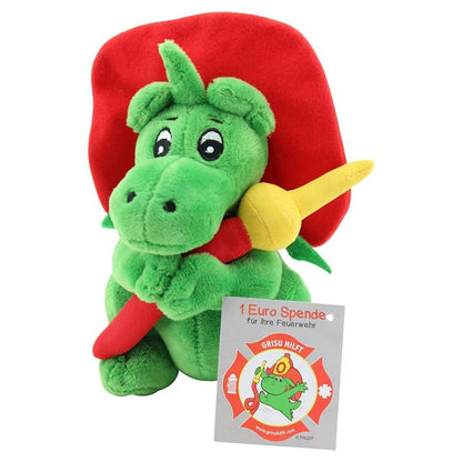 Grisu mit Schlauch - 20cm