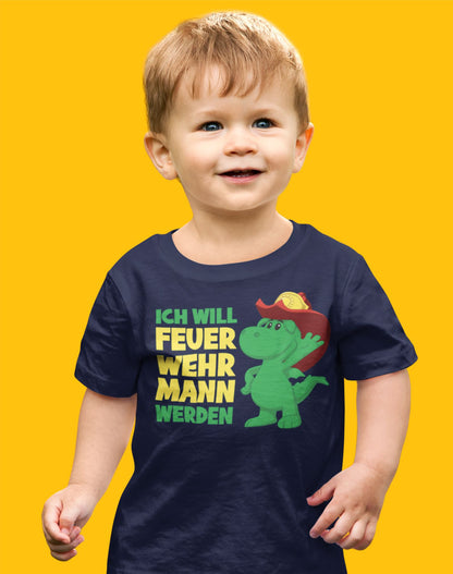 Kinder T-Shirt Feuerwehrmann