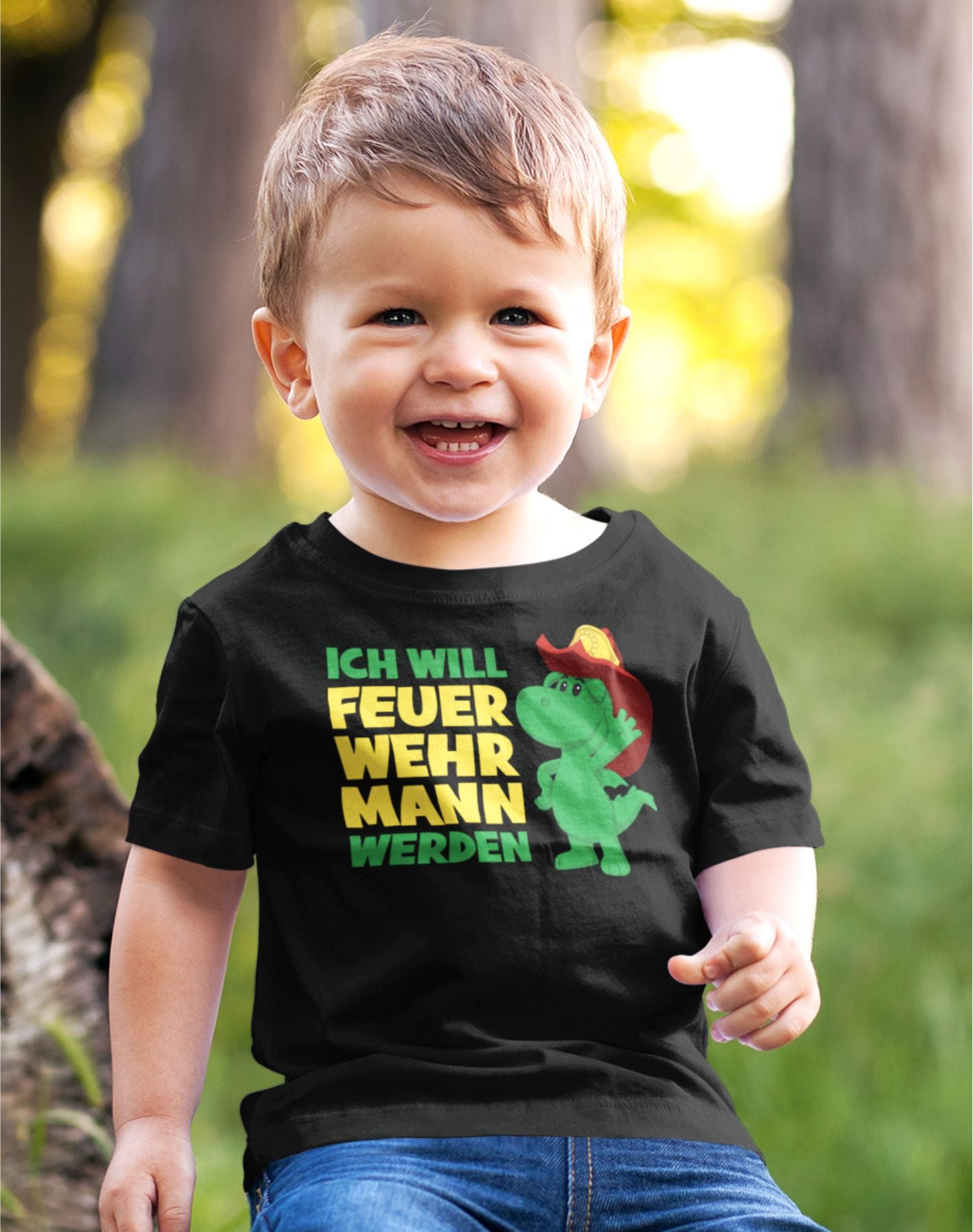 Kinder T-Shirt Feuerwehrmann