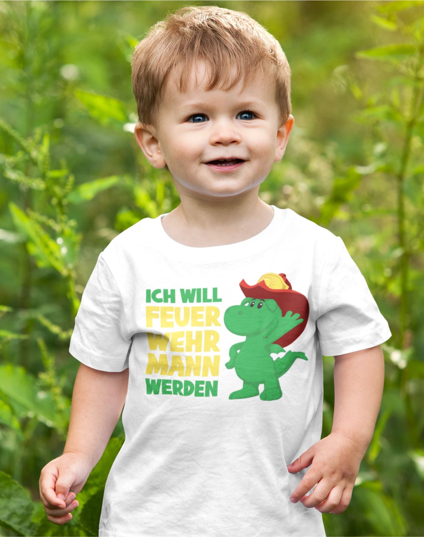 Kinder T-Shirt Feuerwehrmann