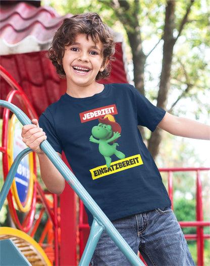 Kinder T-Shirt Jederzeit Einsatzbereit