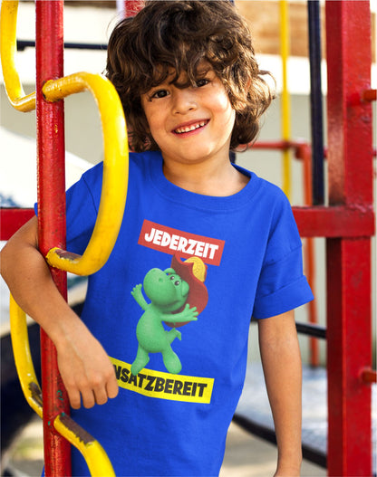 Kinder T-Shirt Jederzeit Einsatzbereit